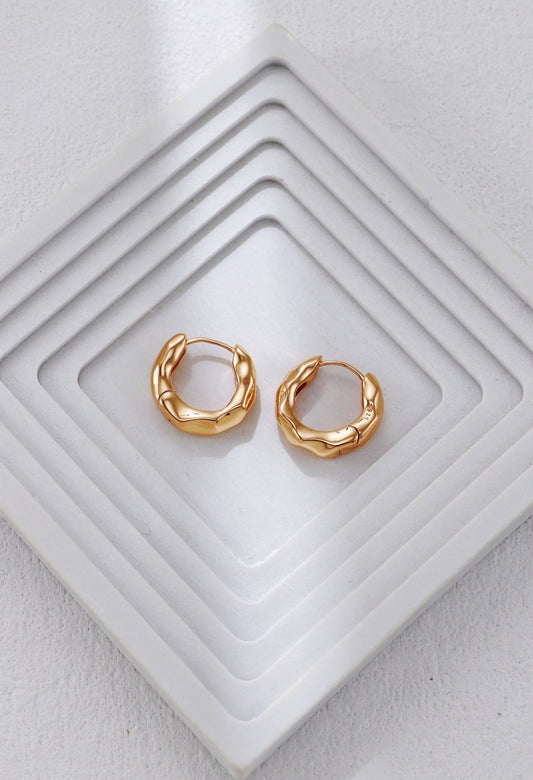 Sculpted Hoop - Lierah